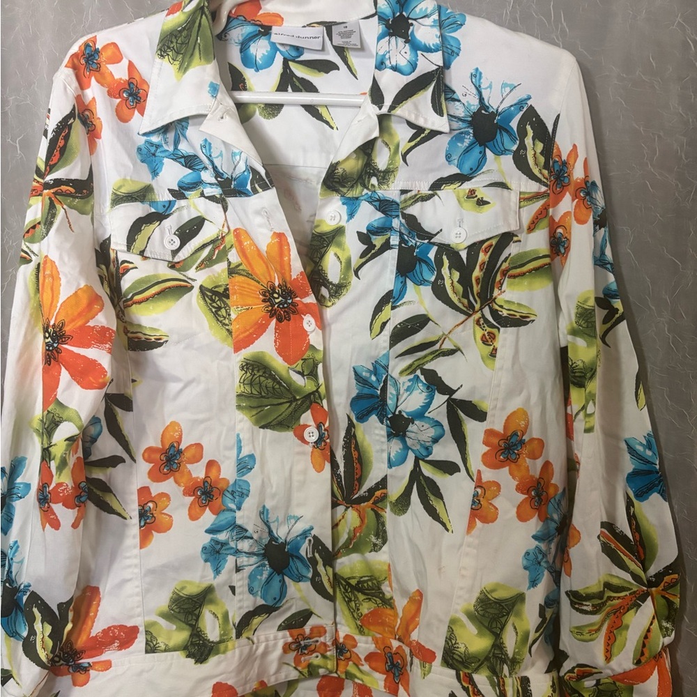 Alfred Dunner Floral Print jacket 18